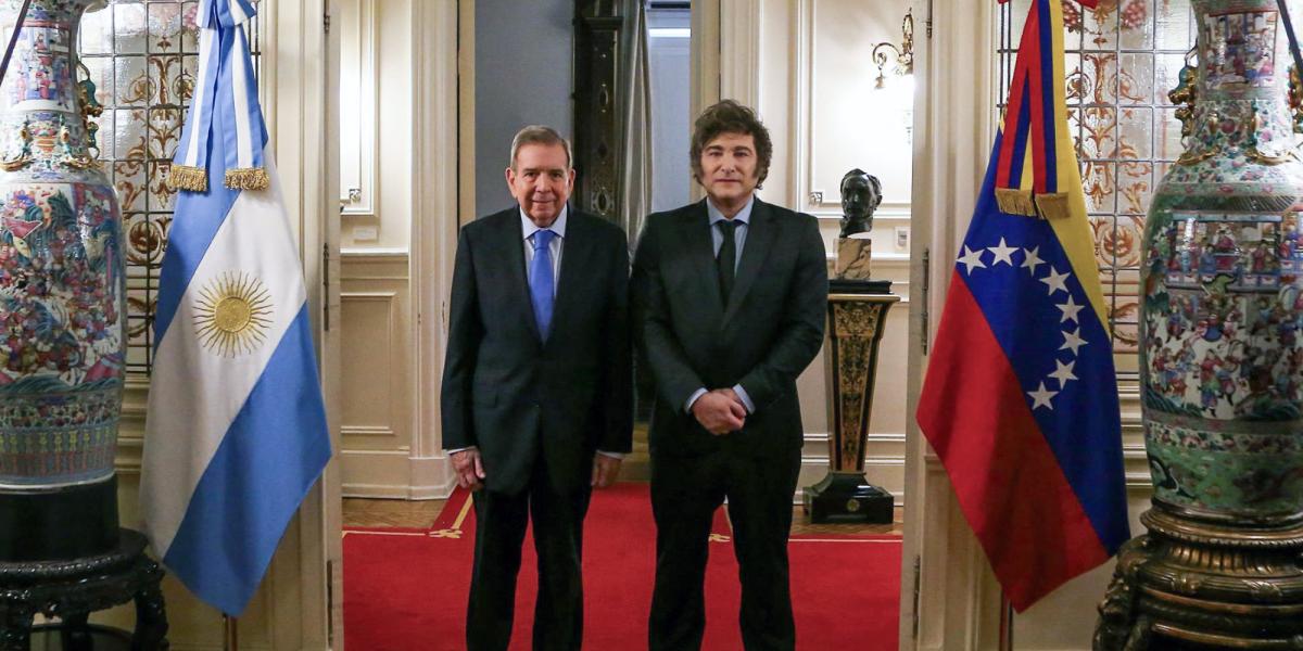 Venezuelan González Urrutia meets with Javier Milei in Buenos Aires