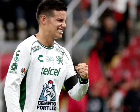 [Video] James Rodríguez shone in his debut with León: captain, penalty and victory