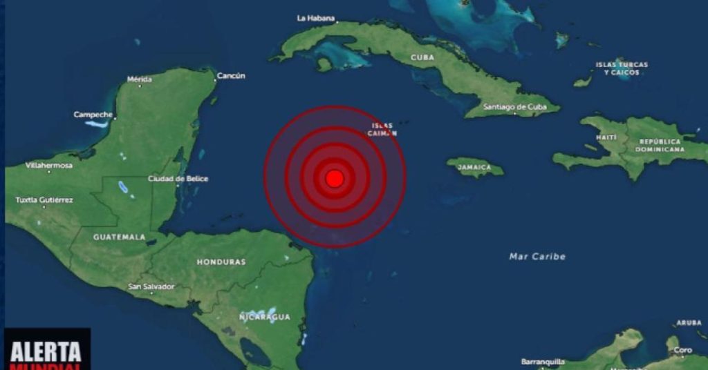 An earthquake of magnitude 7.3 in the Caribbean is felt in the west and center of Cuba