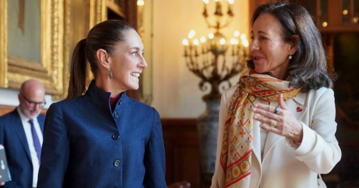 Ana Botín, owner of Santander, meets Sheinbaum