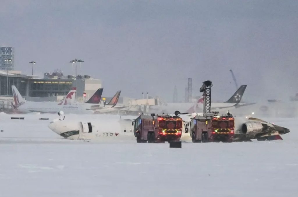 Another plane crash: plane turns and burns in Canada while landing