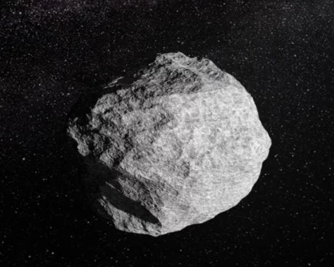 Representación de un asteroide. La imagen no pretende reflejar las características de ningún asteroide conocido en particular