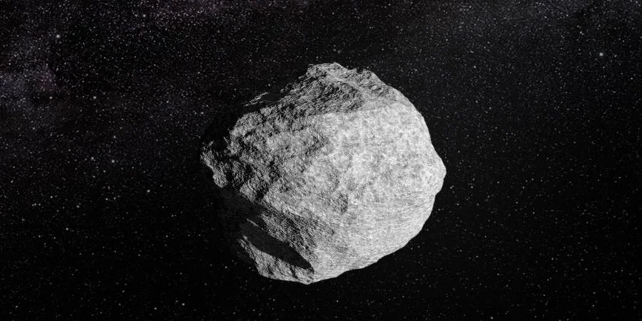 Representación de un asteroide. La imagen no pretende reflejar las características de ningún asteroide conocido en particular