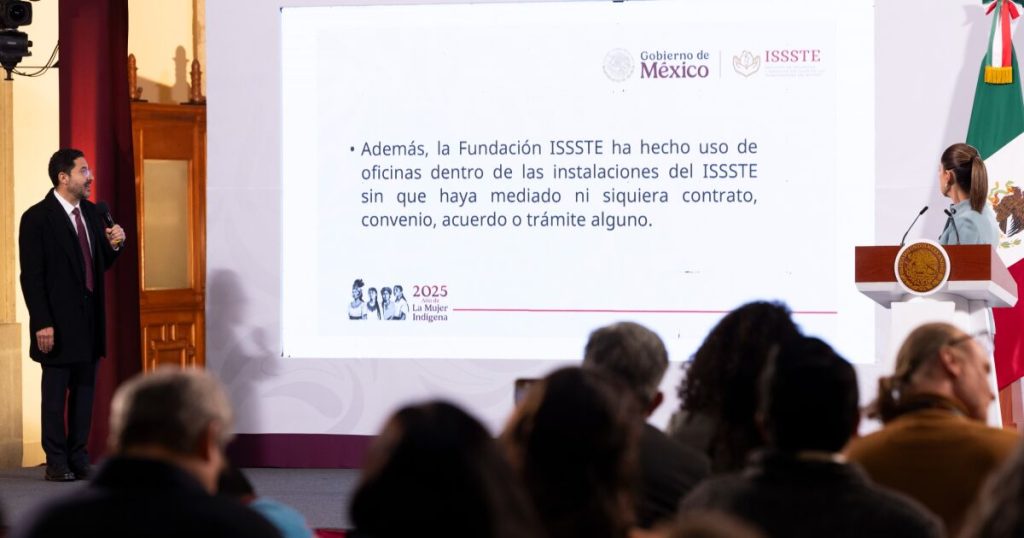 Batres denounces Issste Foundation for corruption and illegal use of spaces