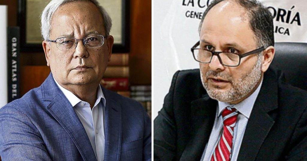 César Hildebrandt about Comptroller César Aguilar after exempting Dina Boluarte from a heritage imbalance: "It is a servant of Congress and Palace"