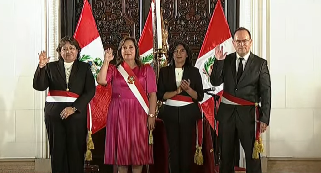 Changes in the Cabinet: Dina Boluarte took oath to new ministers of state