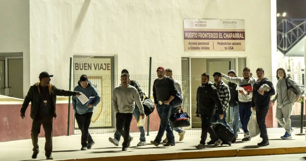 Deported nationals are taken to capitals of their states of origin