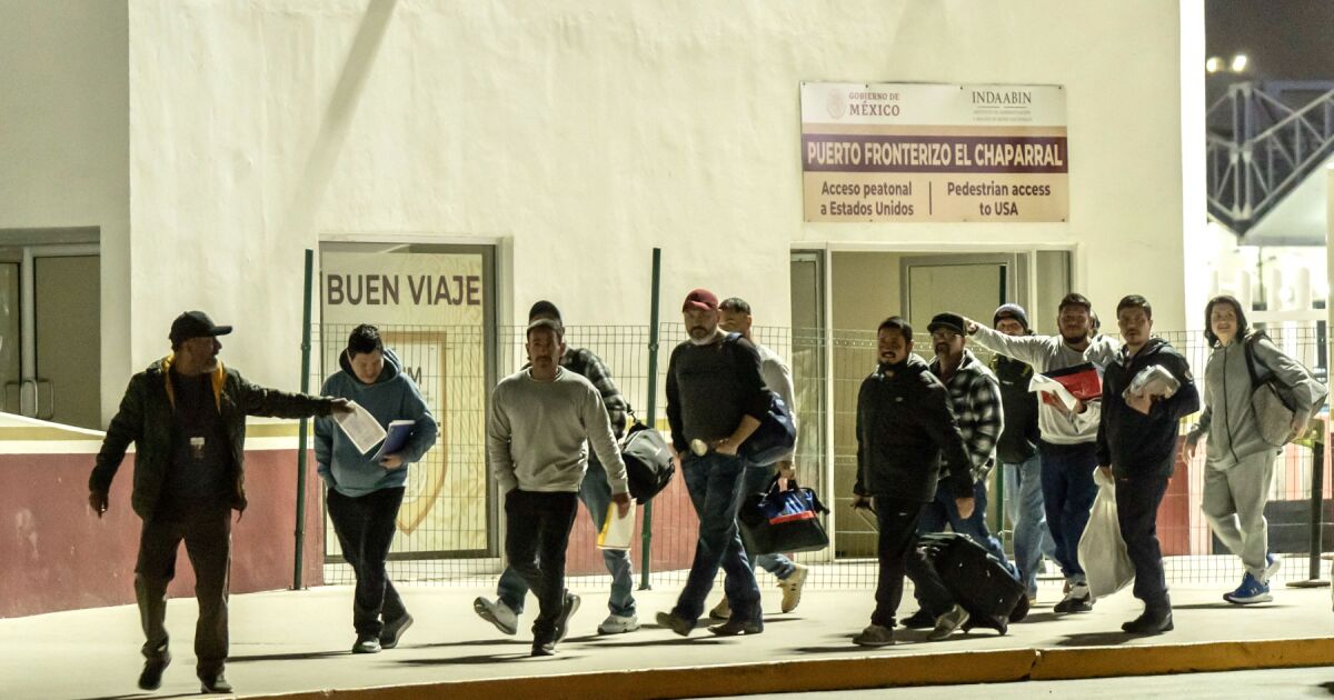 Deported nationals are taken to capitals of their states of origin