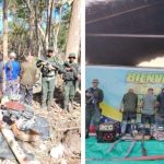 Fanb captured six subjects dedicated to illegal mining in Amazonas