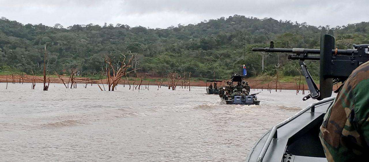 Fanb destroyed illegal camp that contaminated the Guri reservoir