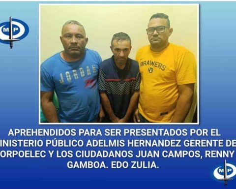 For theft of transformers, Corpoelec workers were arrested in Zulia