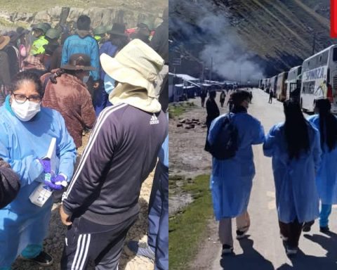 Huancavelica: Health personnel attended around 177 people during protests