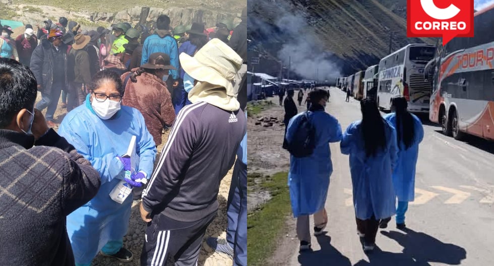 Huancavelica: Health personnel attended around 177 people during protests