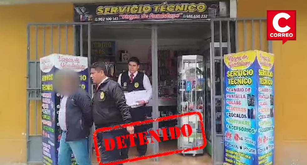 Huancayo: They stop male who had 14 cell phones of doubtful origin in their possession