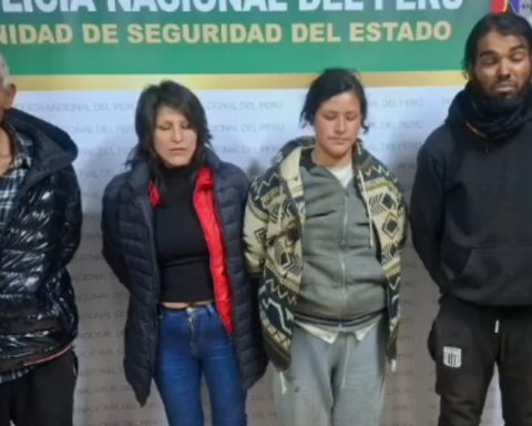 Huancayo: They stop three Peruvians and a Venezuelan for aggravated robbery