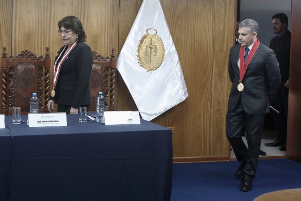 In photos: This was the tense conference of the prosecutor Delia Espinoza and the prosecutors of the Lava Jato case