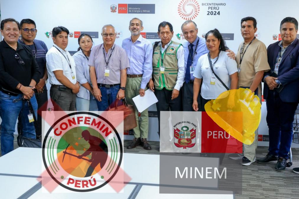 Informal miners are specifying their plan thanks to Minem