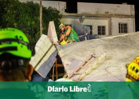 It collapses in La Romana kills two people