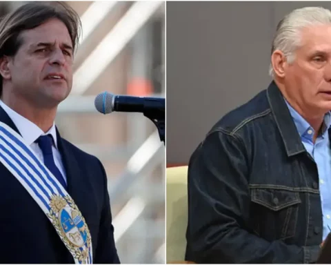 Luis Lacalle Pou / Miguel Díaz-Canel