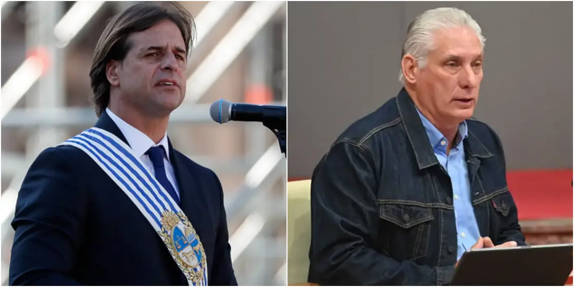 Luis Lacalle Pou / Miguel Díaz-Canel