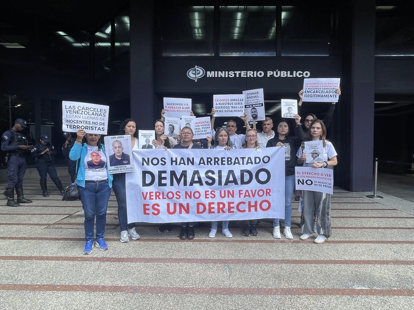 Luis Somaza's sister complaint that caused damage to the house during detention