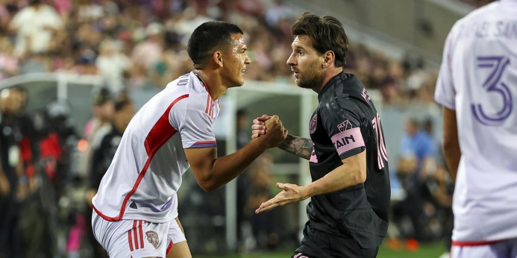 Messi Inter Miami draw before the gun at the official season