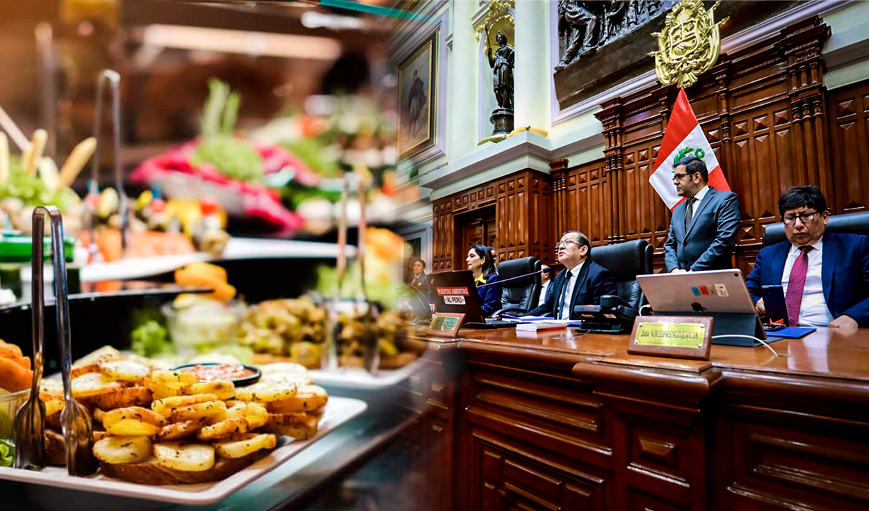 Millionaire Buffet in Congress: New food contract will cost 1.6 million soles