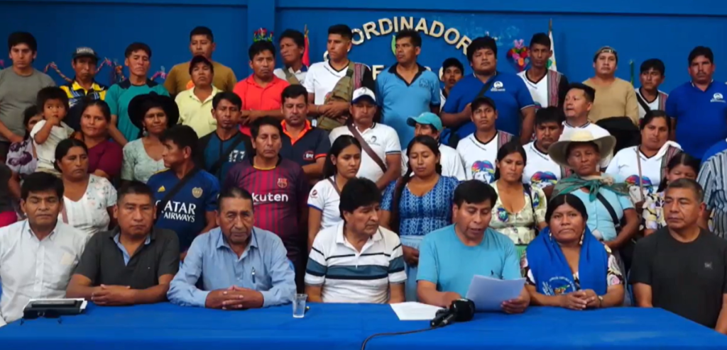 Morales announces his presidential candidacy with a new party and departs from the ruling party