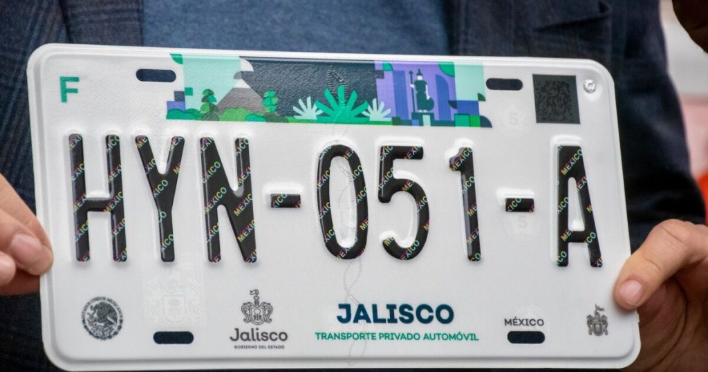 New plates in Jalisco 2025: process, rates and designs that you must know