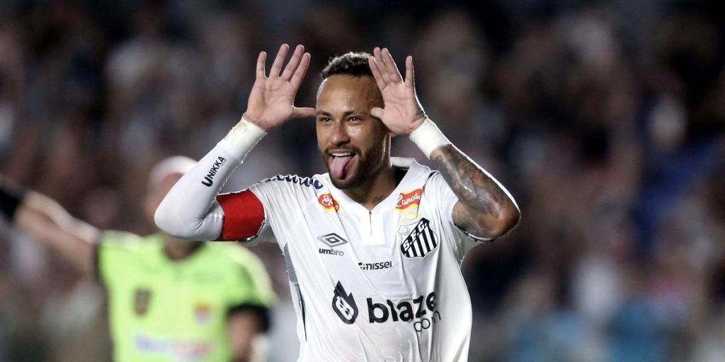 Neymar explodes: goal and assistance in the victory of Santos