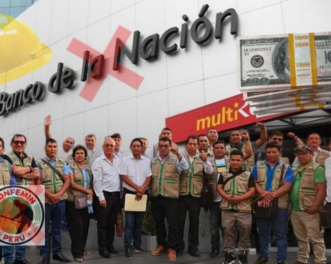 Plan B of informal miners with the Bank of the Nation