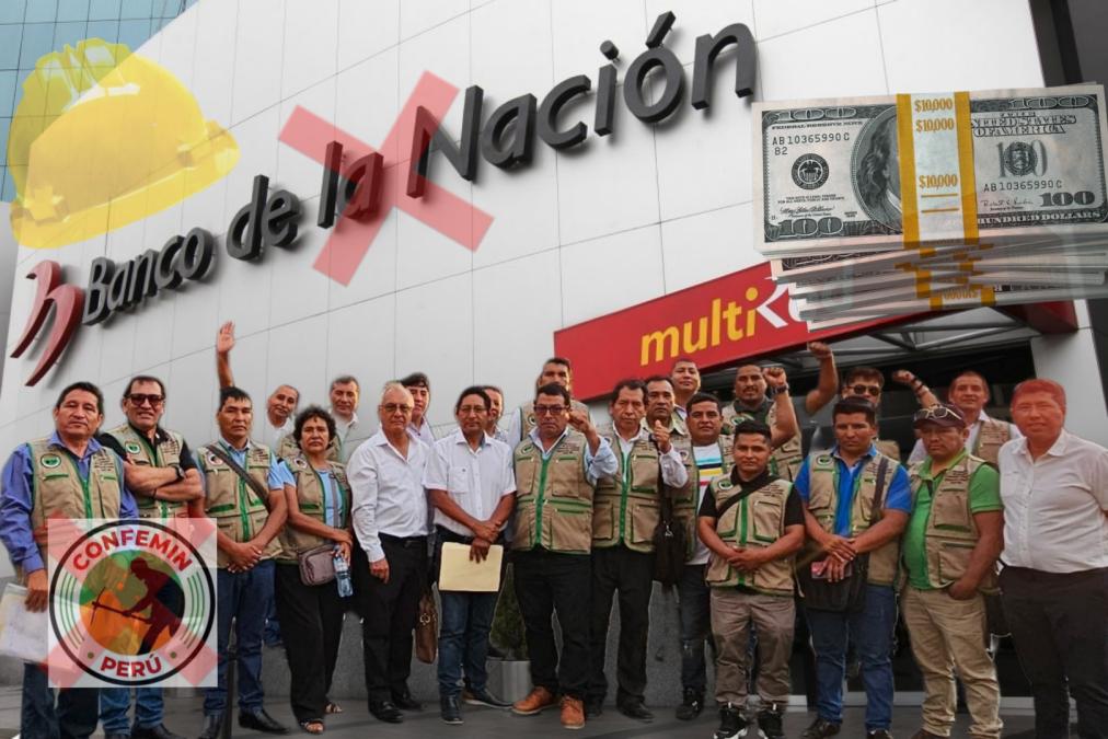 Plan B of informal miners with the Bank of the Nation