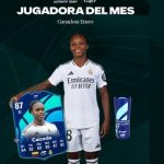 Real Madrid Linda Caicedo, best January player in the League F