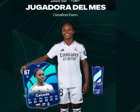 Real Madrid Linda Caicedo, best January player in the League F