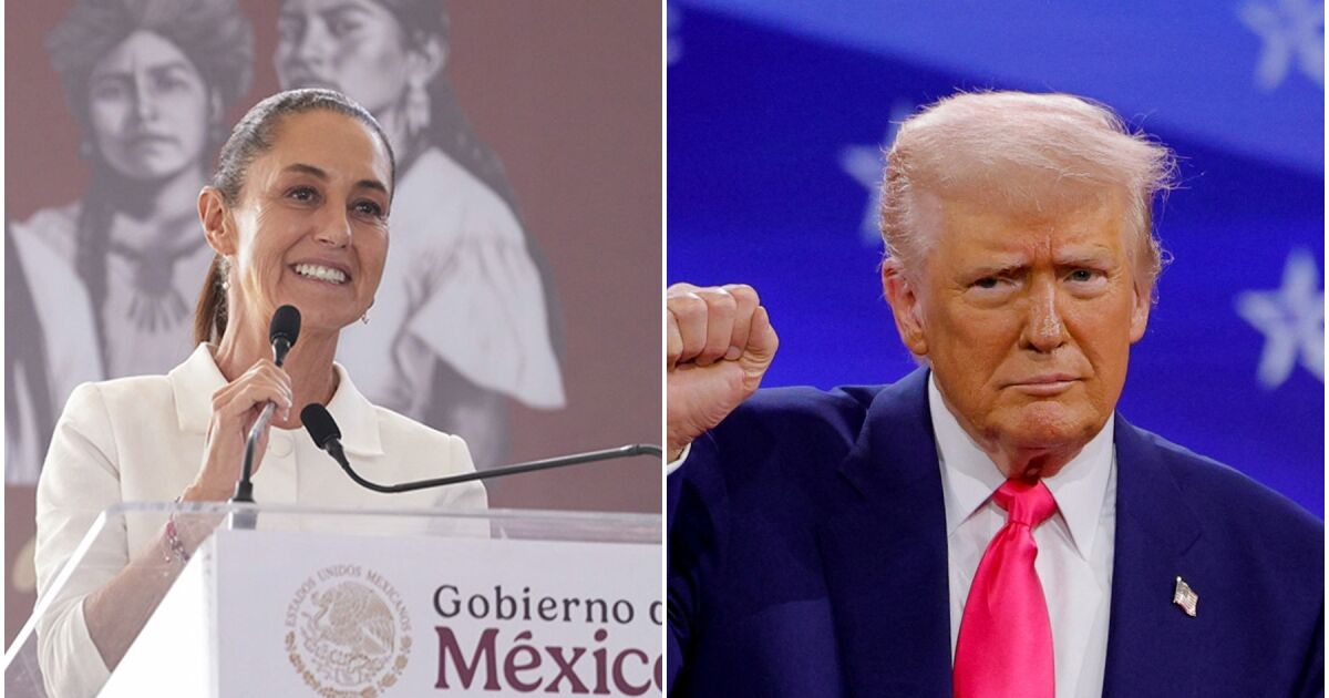 Sheinbaum presumes anti -drug campaign; Trump says not being happy with Mexico