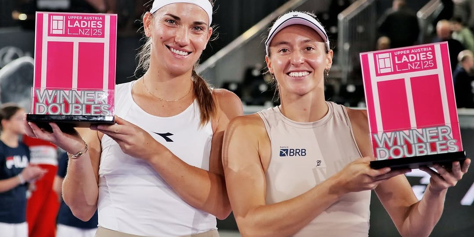 Stefani rises in the ranking after title of pairs in the WTA 500 in Austria