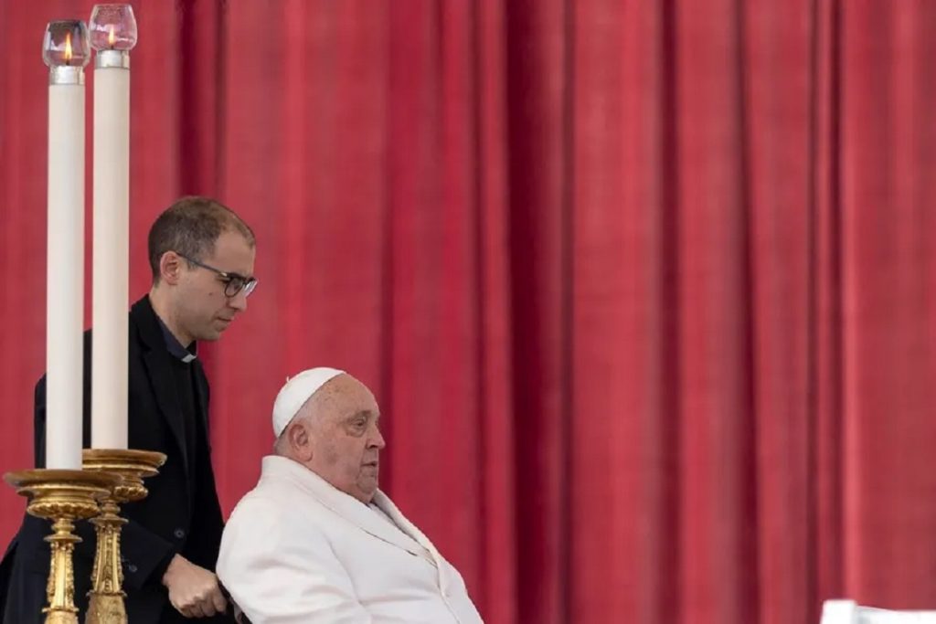 The Pope is not "out of danger" and will remain admitted