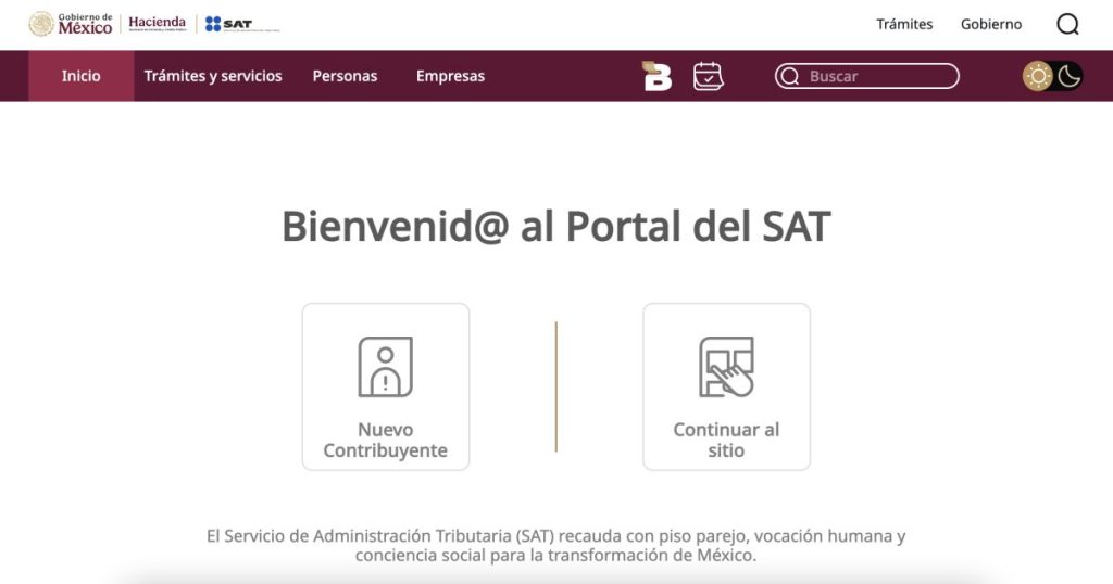 The SAT launches a new portal for taxpayers