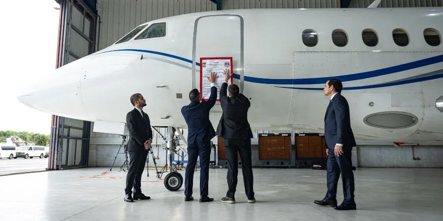 Avión venezolano confiscado por orden del Departamento de Estado de EE.UU.