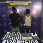 Two subjects in catia with cocaine and marijuana wrappers