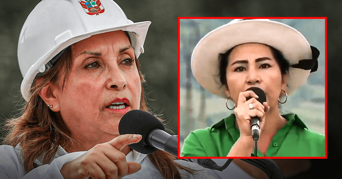 Woman faces Dina Boluarte at inauguration: President invites her to the podium and she replies that work is not from her government