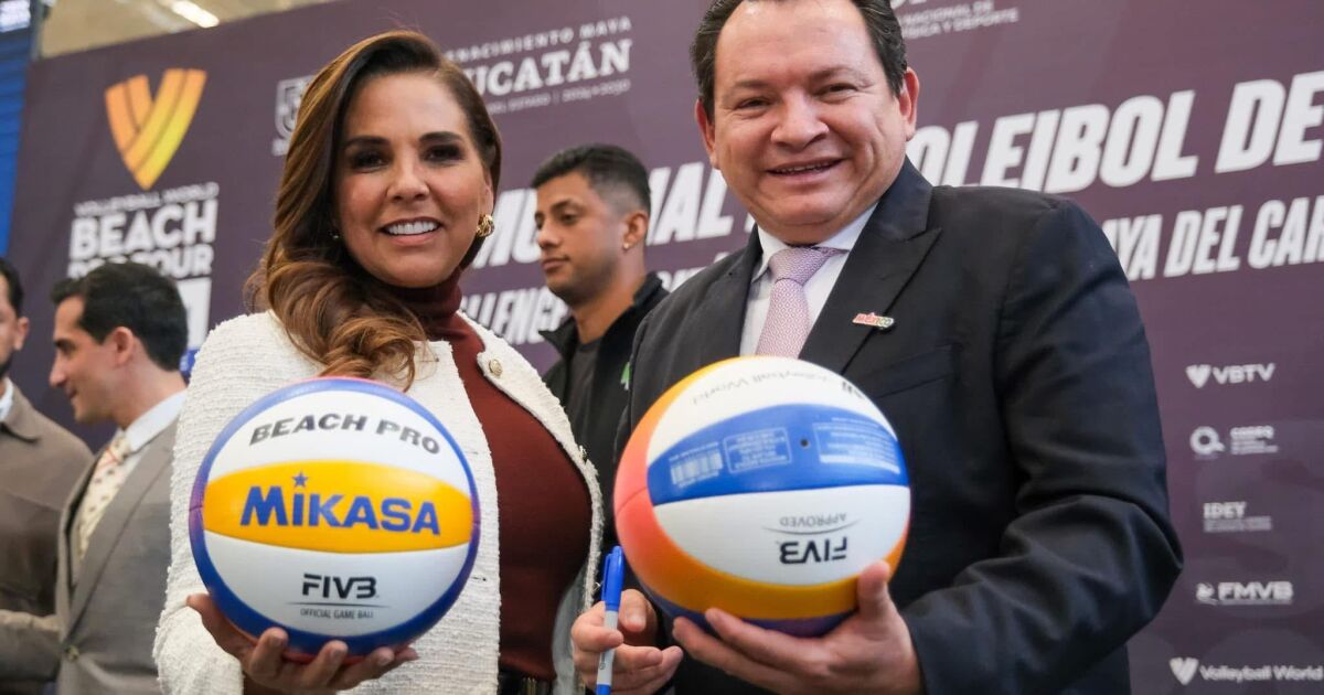 Yucatán and Quintana Roo will be headquarters of the 2025 Beach Volleyball Tour