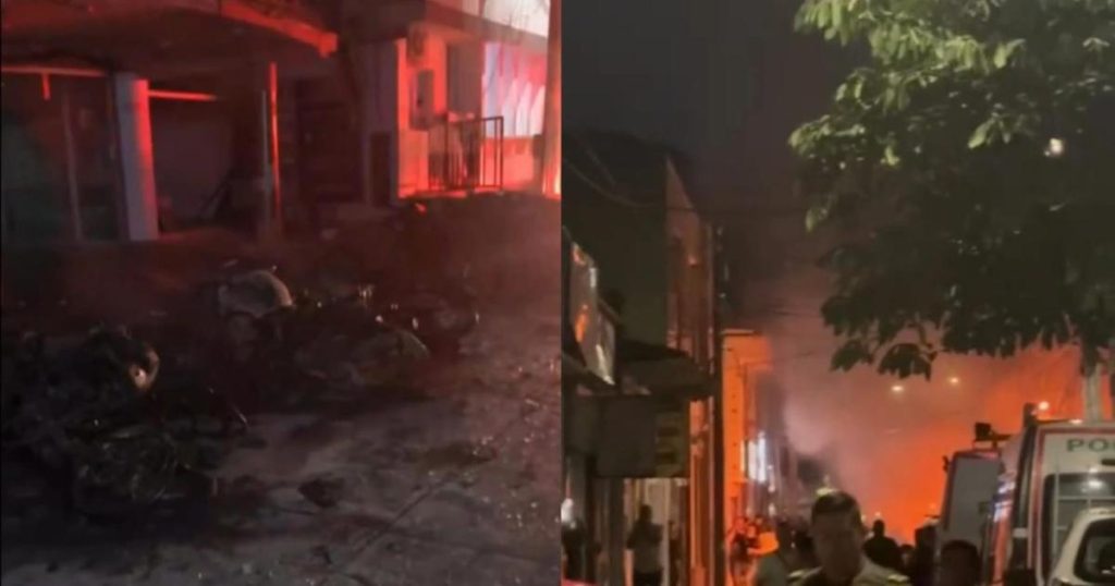 A partial balance of two dead and 21 injured leaves terrorist attack in La Plata, Huila