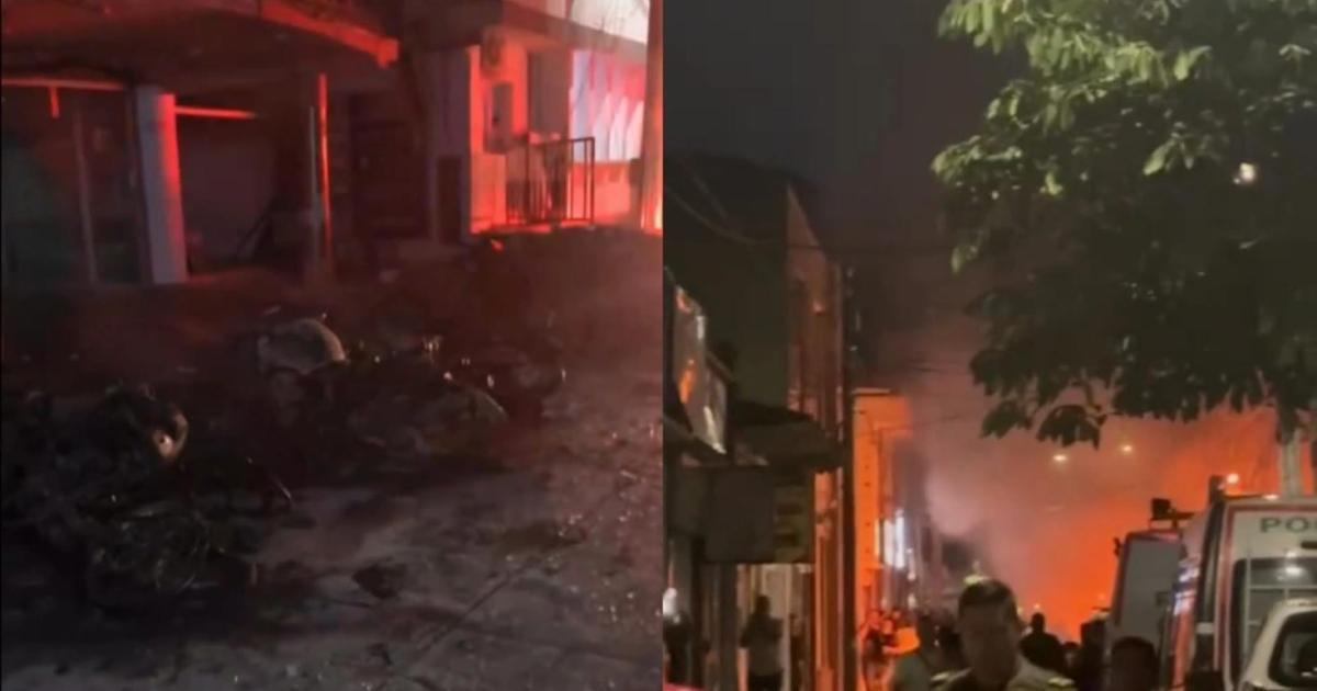 A partial balance of two dead and 21 injured leaves terrorist attack in La Plata, Huila