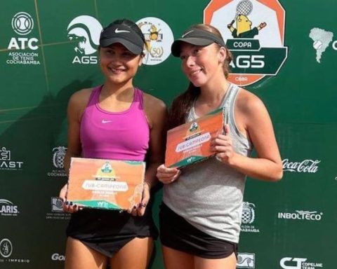 Bolivia obtained eight international titles youth tennis in Cochabamba