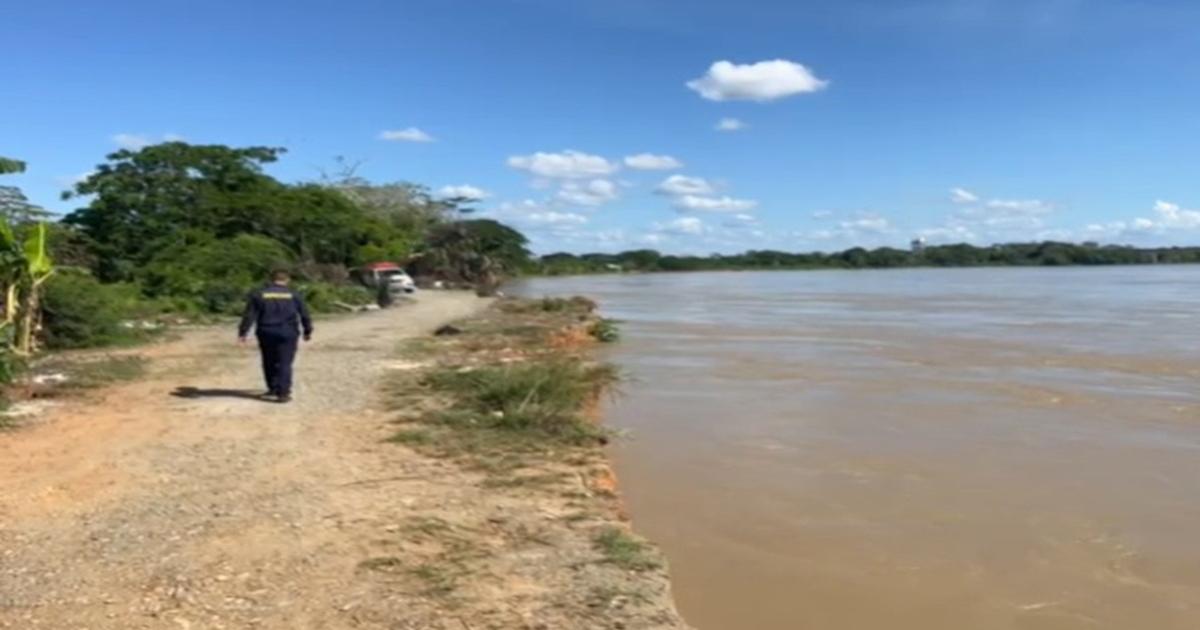 Caucasia in Antioquia continues on alert for high levels of the Cauca River
