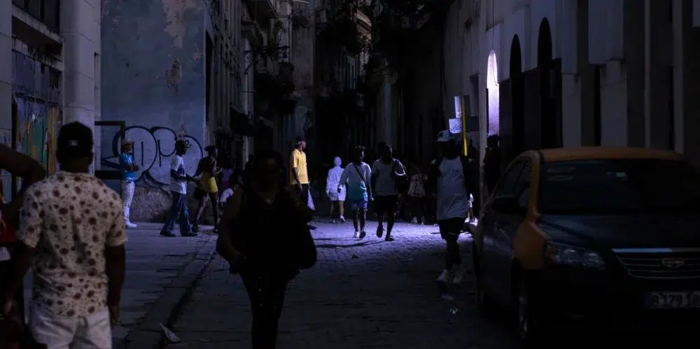 Apagón en La Habana