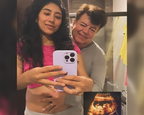 Edwin Castellanos and Leslie Tarqui are in the sweet wait