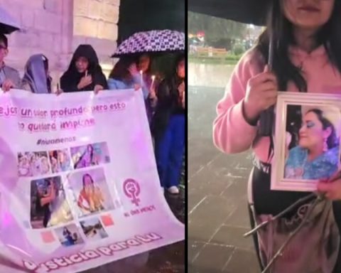 Huancayo: They perform vigil and demand justice by young university student killed in Ayacucho