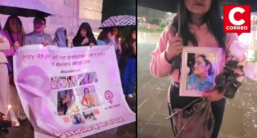 Huancayo: They perform vigil and demand justice by young university student killed in Ayacucho